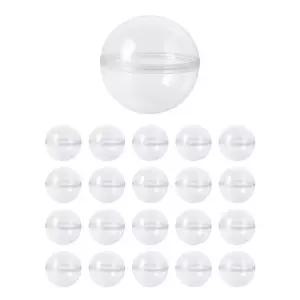 투명 원형 플라스틱 뽑기공 빈캡슐 추첨볼 45mm 20p