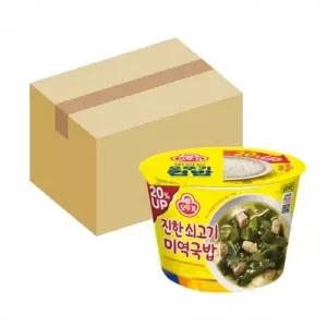 (오뚜기) 컵밥 진한쇠고역국밥 314g 12개입 (BOX)