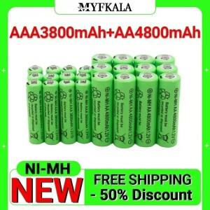 1.2V AA 4800mAh NI-MH 충전식