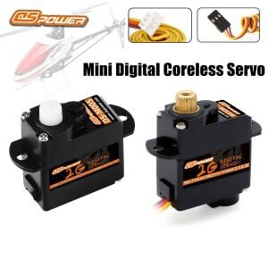 DSPOWER 2G 마이크로 디지털 서보 미니 메탈 기어 코어리스 모터 RC 자동차 비행기 고정익 헬리콥터 로봇