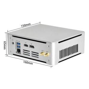 OEM 소형 폼 팩터 PC 휴대용 데스크탑 컴퓨터 미니 NUC 코어 I7 7820HK 3.9G 게이머 4K HD 게임 Win10 Ubun