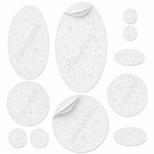 아젠거 수리 패치 - 다운 재킷, 패딩, 스노우수트, 신발, 텐트, PVC, 의류, 실내복(투명)을 고정하는 방수, 자가 접착, 찢어짐 방지 폴리에스터 원단