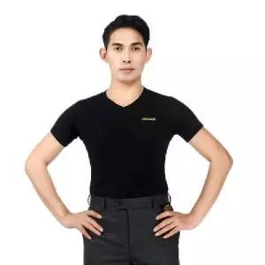 왈츠 댄스복 대회 슈트 라틴 남자 댄스 반팔 사교 티셔츠 블랙 긴팔티 방송 긴팔 여성