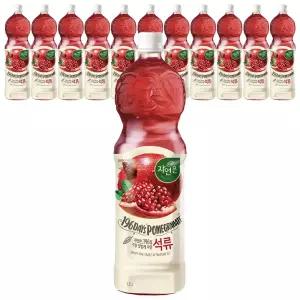 [소비기한 임박] 자연은 석류주스, 1.5L, 12개