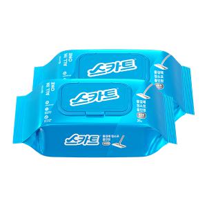 스카트 물걸레청소포, 올인원, 표준형, 25매, 2개(50매)