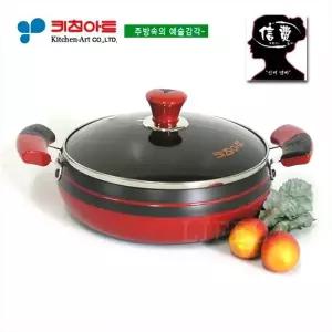 키친아트 신비(信費)투톤경질냄비 24CM전골