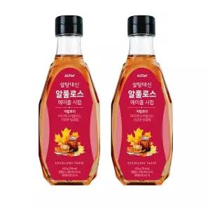 메가커피 설탕대신 알룰로스 메이플 시럽 525g 2개세트