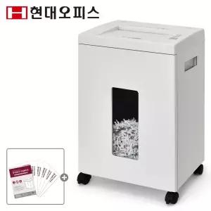 [현대오피스] 저소음 문서세단기 PK-7100CD +오일페이퍼 사무용 1회 15매 21L 파쇄기 세절기