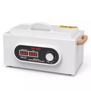 고온 살균기 110V 300W 최대 온도 230°C(446 °F) 디지털 제어 헤어 및 네일 도구 건식 열