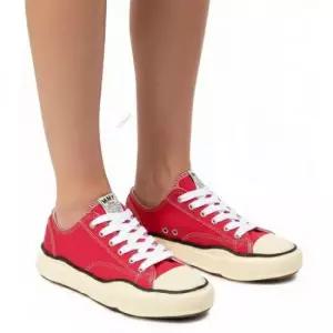 미하라야스히로 MUST IT_미하라 야스히로 피터슨 VL OG 솔 캔버스 로우탑 스니커즈 A09FW733 RED)