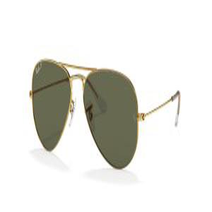 [레이반] 선글라스 0RB3025 AVIATOR LARGE METAL 00158 GREEN POLARIZED 58