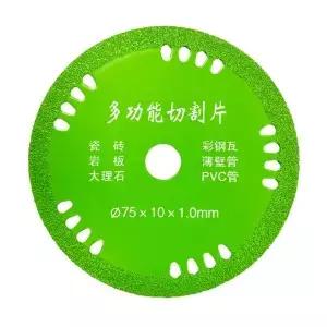 75mm 유리 커팅 3 인치 다이아몬드 대리석 톱 블레이드 옥 크리스탈 와인 병 그라인딩 도구