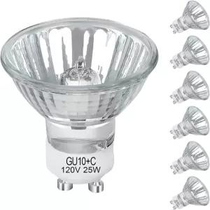 GU10 할로겐 전구 25와트 NP5 캔들 워머용 교체 향 왁스 버너 멜트 120V 25W 워밍엄 MR16 JDR 디머블