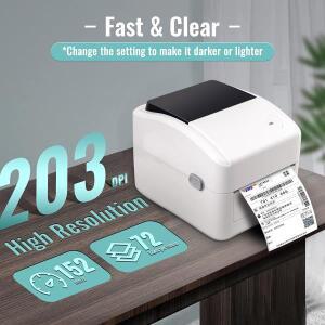 420 Usb/블루투스/Wifi 108mm 최대 폭  열 바코드 라벨 프린터  인쇄 100*100 /150
