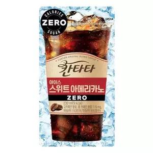 칸타타 아이스 파우치 스위트 아메리카노 제로 230ml 20개