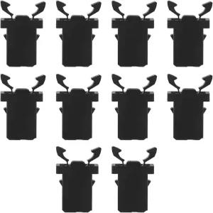 CChiai 10PCS 쓰레기통 뚜껑 잠금 스위치 교체 버튼을 누르면 클립이 잠기고 기저귀통이 검은색으로