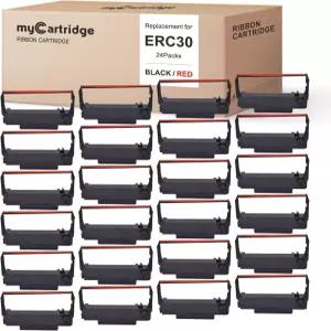 마이카트리지 24팩 ERC30 34 38 B/R 리본 호환 엡손 ERC30/ERC34/ERC38 TM-U220 빅솔론 GRC-220BR M188B