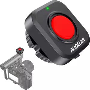 상단 측면 핸들용 미니 충전식 무선 카메라 기록 버튼 캐논 R6 II R100용 비디오 시작/정지 리모컨 트리거