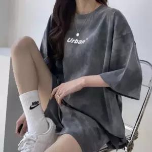 여성 여름 워싱 트레이닝 츄리닝 반팔 반바지 세트