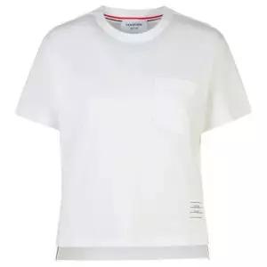 톰브라운 MUST IT_THOM BROWNE 26SS 저지 박시 포켓 티셔츠 FJS123A 00042 100