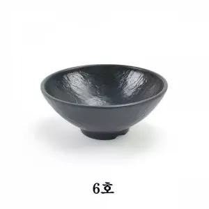 멜라민대접 면기 바이오볼 샐러드볼 식당 무지 밥그릇 블랙 밥공기