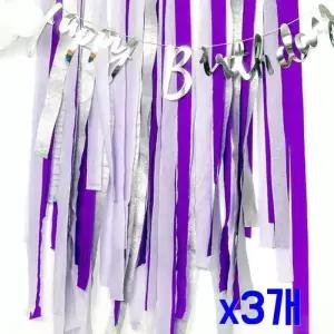 [RIZPICK]라벤다 파티장식 생일 가랜드 데코 백드롭 홈파티 기념일 3개