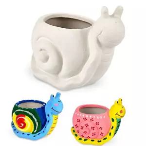채색화분 달팽이+물감+붓+팔레트 식물키트 캐릭터 미니다육이 꾸미기 동물 이세트화분 키우기 식목일행사