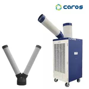 캐로스 1 2구 이동식에어컨 CPC-31FTW_2 실외기없는 산업용 공업용 업소용 공장형 자바라 창고 공사현장