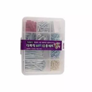 다목적 DIY 세트 나사 석고보드칼블럭 용스크류피스 용피스 보드용 콘크리트 타일 벽돌 콘크리트스 십자 십