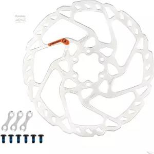 시마노 브레이크 용으로 설계되었으며 SLX Rt66 로터 - 6 볼트 원 컬러 180mm 자전거 산악 로드 레이싱 BMX