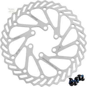 블루스타 140mm 브레이크 로터 스테인리스 스틸 자전거 6개 볼트 - 로드 바이크 산악 MTB BMX에 적합