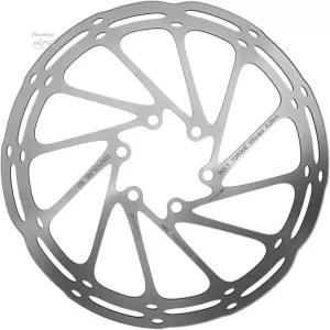 SRAM 중심선 브레이크 로터 - 180mm 6볼트 실버