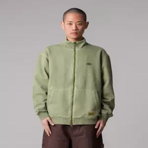 Dickies 디키즈 가먼트 다이드 져지 트랙탑 Olive 4808337