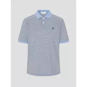 BEANPOLE 빈폴 26SS 멀티 스트라이프 칼라넥 티셔츠 - 블(BC6442C75P) 225009