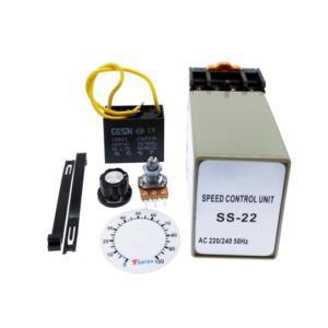SS-22 AC 220V/240V 50Hz 0-100 rpm Motor Speed Control 스위치  20K Ohm Potentiometer