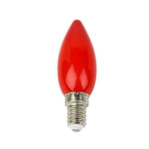 1PC LED 제단 전구 E12/E14 빨간색 촛불 불상 램프 사원 장식 비즈