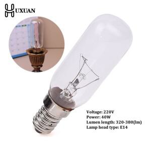 레인지 후드 필라멘트 램프 추출기 선풍기 전구 조명 표시기 E14 LED T25 220V 40W 1 개