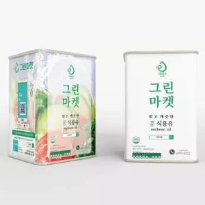 [ 폐유수거] 그린마켓 식용유(대두유) 18L