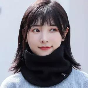 [콩심팥심]안감퍼 니트 넥워머 여성 겨울 방한 목도리