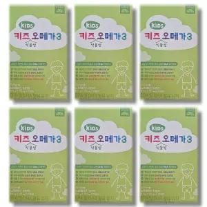 고려은단 키즈 식물성 오메가3 30구미 젤리 6박스
