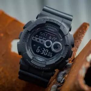 지샥 빅페이스 고선명 LED 남성 군인 군대 전자 손목시계 GD-100-1B