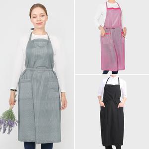 AE284 랩스타일 미용 네일 미용실 카페 롱 앞치마