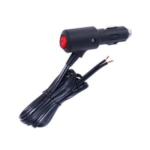 시거잭 스위치 케이블 15A 수컷 시거소켓 12V 24V DIY 차량용 자동차 차량 전선