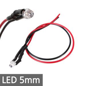 LED 전구 5mm 5파이 2V 3V 5V-9V 12V 24V 집어등 DIY