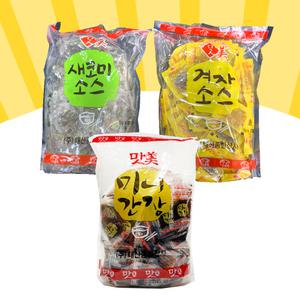 일회용 식초 겨자 간장 200개입 냉면 배달 포장용 1회용