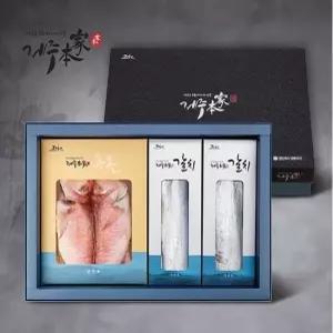 제주본가 [제주본가][냉동]성산포 옥돔갈치 혼합세트 4호옥돔 3미 650g 갈치 4미 1.3kg 8토막
