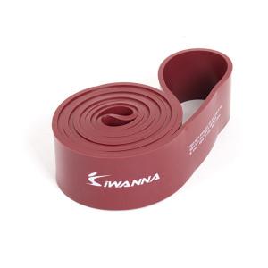 아이워너 라텍스 풀업밴드 루비와인 6단계 51mm 밴드