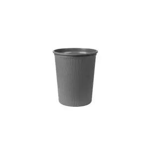 오피스디포 클린 오픈휴지통 그레이 7L 원형 창신리빙