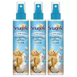 스너글 섬유탈취제 섬유향수 허거블 시트러스 블루밍 150ML 3개