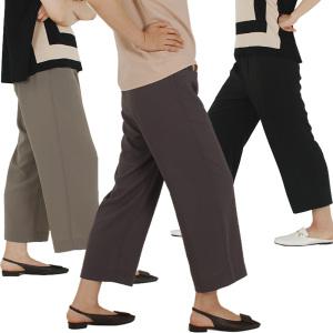 1+1 엄마바지 중년여성 여름 할머니 옷 50대 바람 솔솔 통바지 와이드 팬츠 빅사이즈